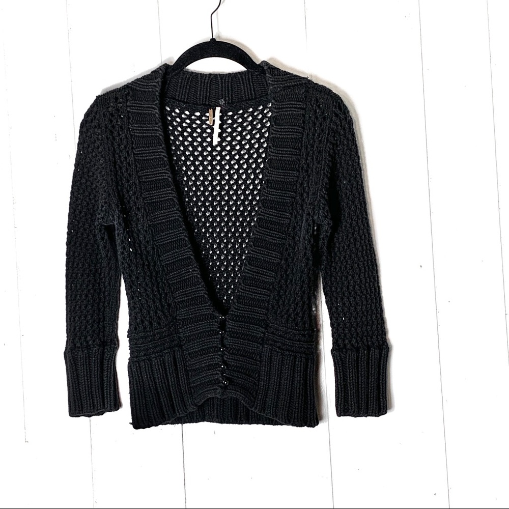 free people knit cardigan